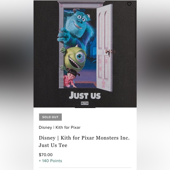 Disney|KITH for Pixar Monster INC - Picture 5 of 6